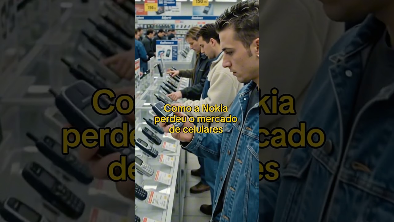 Como a Nokia perdeu o mercado de celulares? #curiosidades #mercado #smartphone #celular #tecnologia