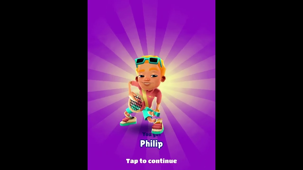 Unlocking Philip in subway surfers