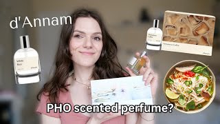 d'annam fragrances review (pho breakfast, white rice, vietnamese coffee)
