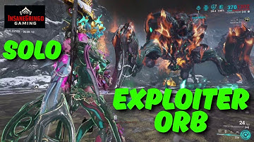 Warframe Titania Prime VS Exploiter Orb SOLO