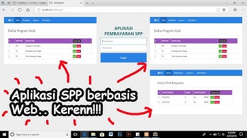 Aplikasi SPP berbasis WEB dengan PHP Mysql