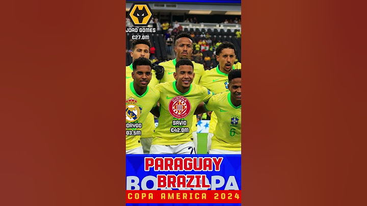 BRAZIL XI vs Paraguay - Copa America USA 2024 Group D Match Day 2 #copaamerica #brazil #paraguay