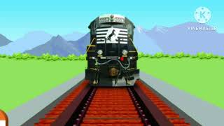 Animation Video Train Green Screen Video Magic Cartoon