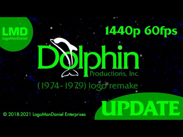 Dolphin Productions, Inc. (1974-1979) logo remake (UPDATE, 1440p60) class=