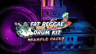 Green Lion Crew's FAT Reggae Drum Kit Sample Pack Volume 1 + 2