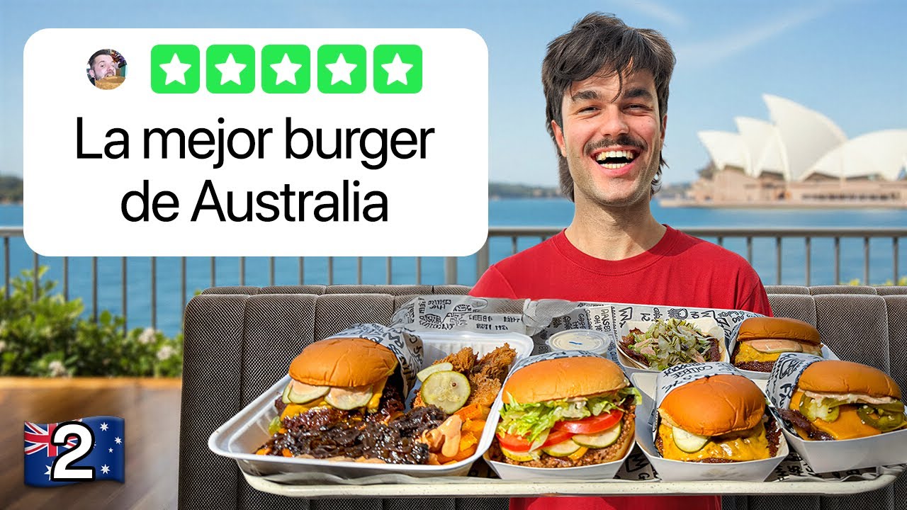 La Burger Favorita de MI ÍDOLO en Australia