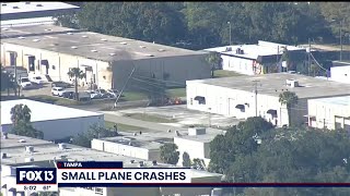 Tampa plane crash sends three to hospital