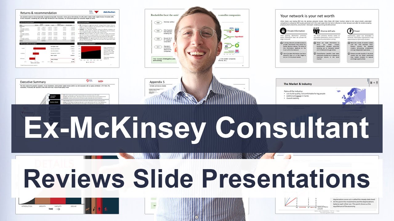 how to make mckinsey style presentation