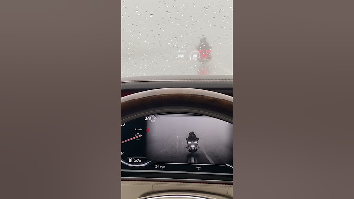 #mercedes #S500 #night #vision mode in day #fog & #rain thanks mercedes for this splendid feature ❤️