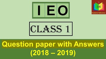 IEO Class 1 question paper 2018 Set A / IEO Class 1 question paper (2018-2019)A / Students Reference