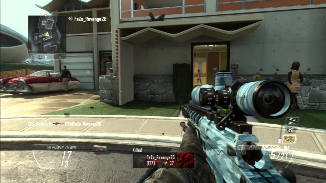 QUICK SCOPE 1v1 FaZe Fanboy ANGRIEST SQUEAKER! EXTREME RAGE! Black ops 2