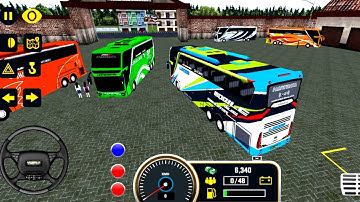 Mobile Bus Simulator New Bus #6 JAKARTA New Update Game - Android Gameplay FHD