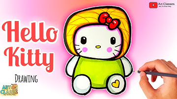How to draw Hello Kitty Hello Kitty Easy Draw Tutorial How To Draw Hello Kitty New Lesson With Color