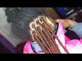 What The Tuck?! How To Tuck Natural Hair into Box Braids For a Solid Color