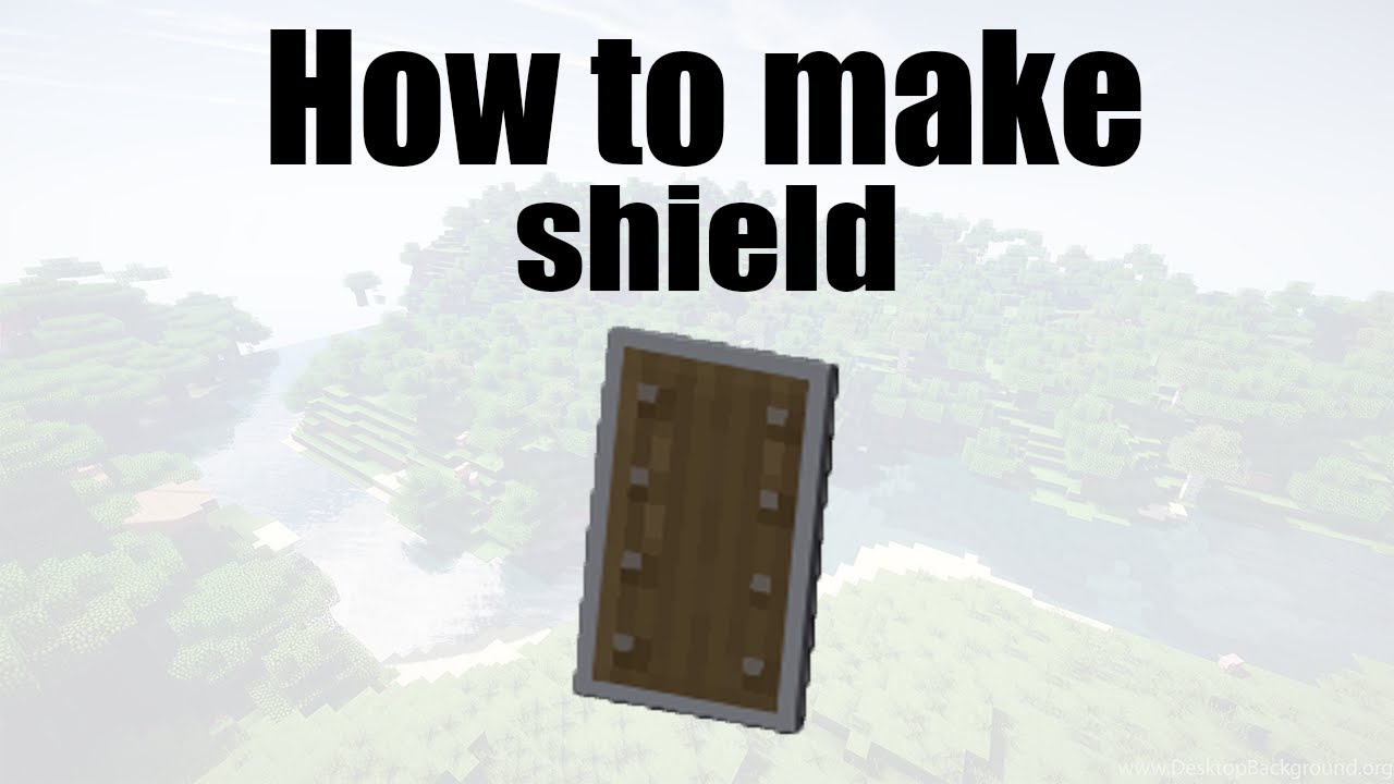 Minecraft Tutorial: How to make a SHIELD - YouTube