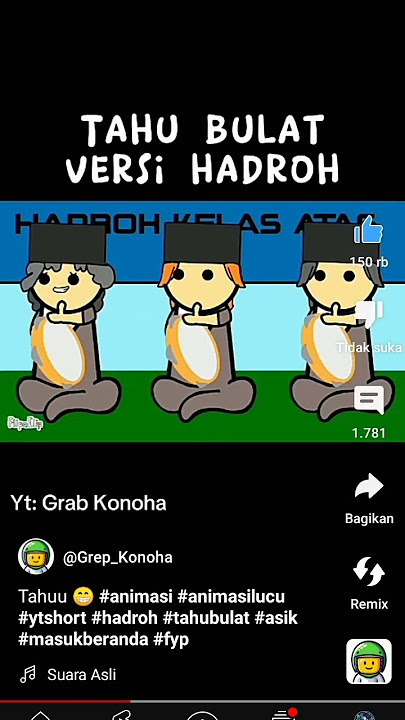 Tahuu 😁 #animasi #animasilucu #ytshorts #hadroh#tahubulat#asik#fyp