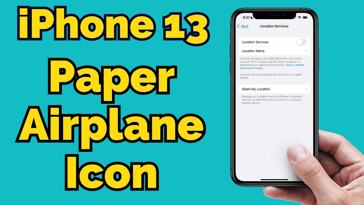 What Is The Paper Airplane Icon On Iphone 13? - Youtube