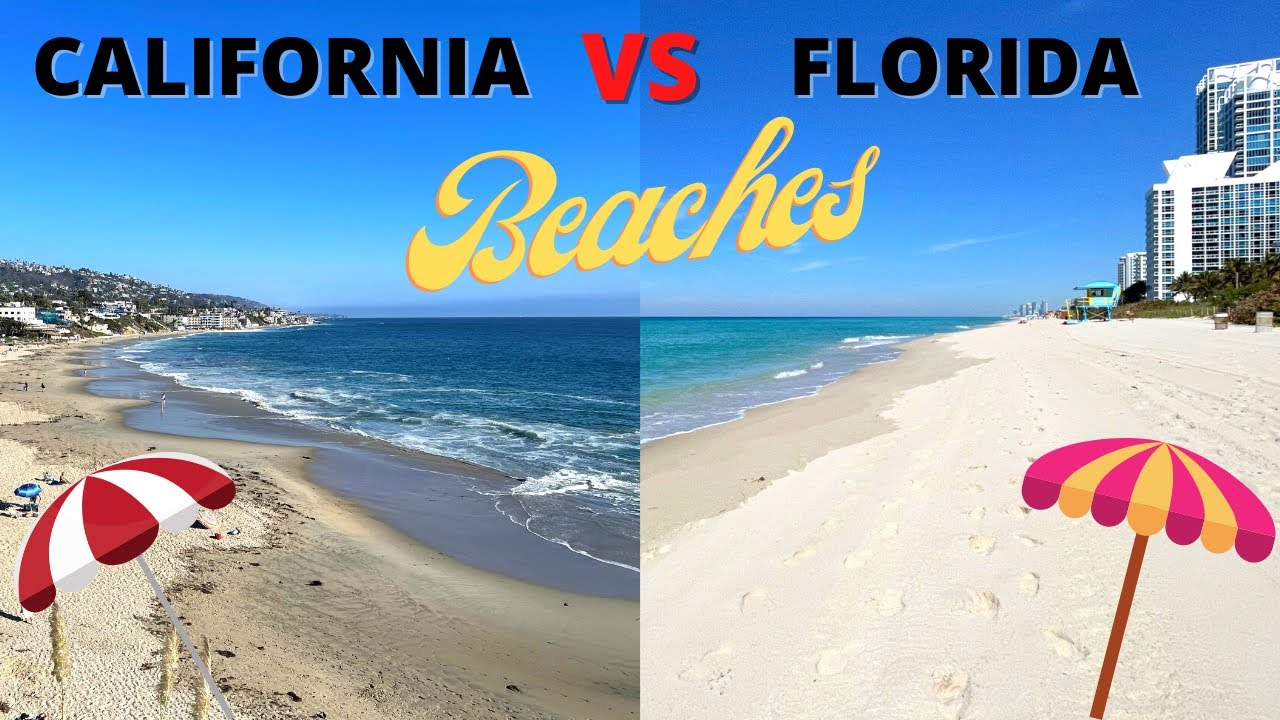 California VS Florida Beaches The BIGGEST Differences EXPLAINED YouTube