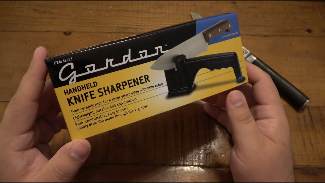 $3 Knife Sharpener From HARBOR FREIGHTDoes It Work & Bonus