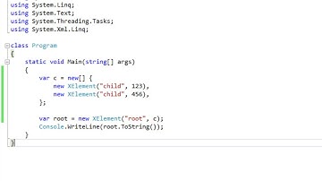 LINQ to XML Functional Construction