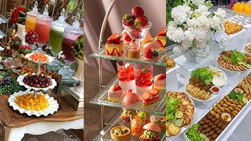How To Organise Buffet Table With 10 Amazing Tips #decor