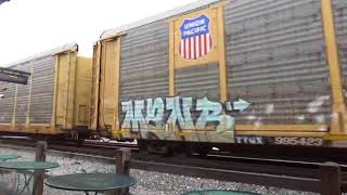 Csx Q277-07 Loadedempty Autorack Train