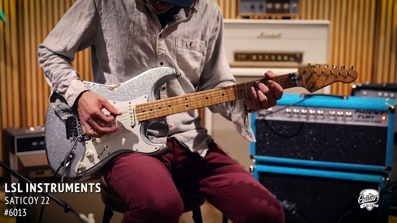 LSL Saticoy 22 [Guitar Sound Demo] | Ice Blue Sparkle over 3TSB