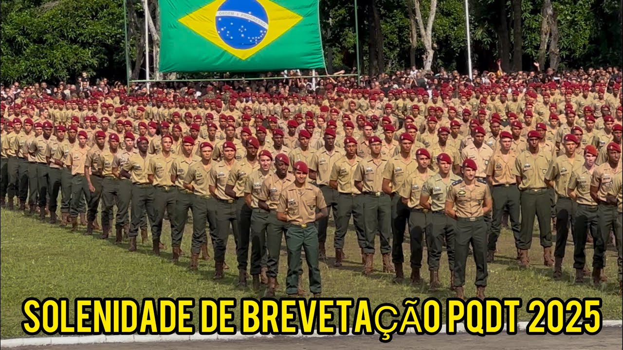 SOLENIDADE DE BREVETAÇÃO PARAQUEDISTA MILITAR 2025 DO EXÉRCITO BRASILEIRO 🦅 (COMPLETO)
