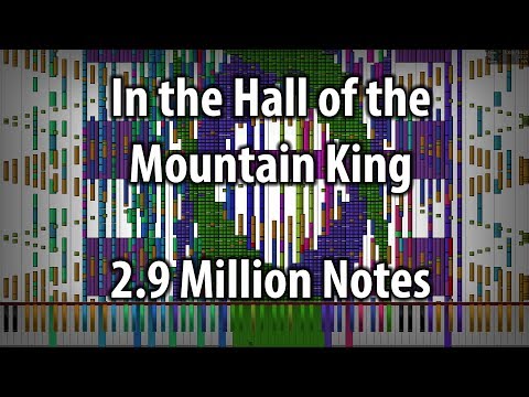 [BLACK MIDI | Halloween Special] In the Hall of the Mountain King - 2.9 Million Notes ~ Sir Spork
