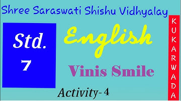 STD  7 English Unit 1 Vinis Smile Activity   4