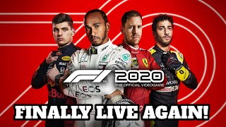 FINALLY LIVE AGAIN LET'S PLAY FORMULA 1 2020