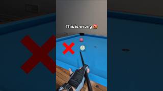 How to bridge when the cue ball is close to the rail #billiards #billiard