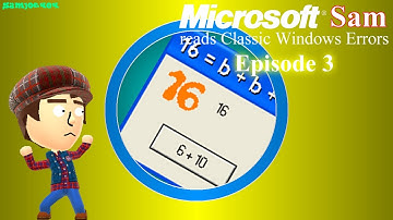 the Windows XP narrator reads more funny errors