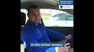 Snow Seconds Distracted Driving