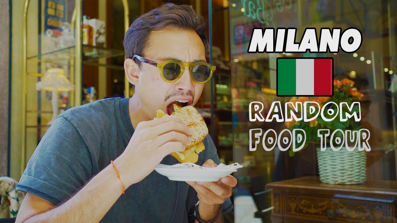 BEST Random FOOD TOUR MILANO Italian Food Risotto alla Milanese