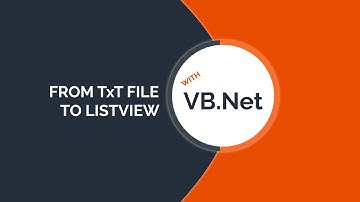 From Txtfile to listview vb net