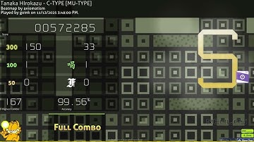 Day 616 of C-TYPE until slideracc is optional in osu! lazer