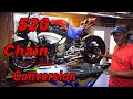 Panigale V4 Speciale - Part IV, 520 chain conversion