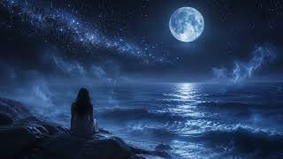 Silence Inside the Tides | Mystical Ocean Night Ambient Music for Sleep, Relaxation & Meditation
