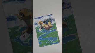 Pokémon Custom Card Repaint: Dragonite Postal Practice 💌🐉 #art