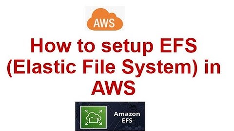 How to setup EFS (Elastic File System) in AWS #aws #ec2