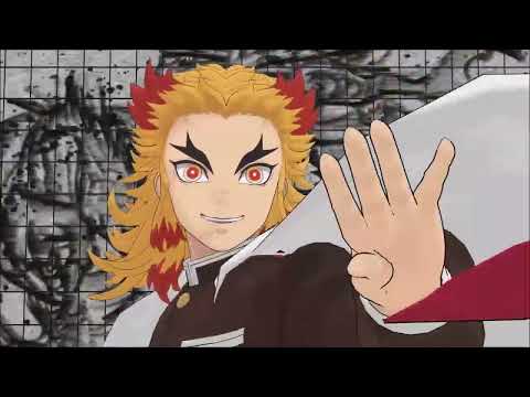 《鬼滅の刃》炎柱・煉獄杏寿郎 風柱・不死川実弥 霞柱・時透無一郎 /ダンシング☆サムライ MMD