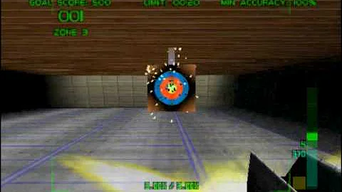 Perfect Dark Firing Range - AR34 Gold Strafing Strategy + Demonstration