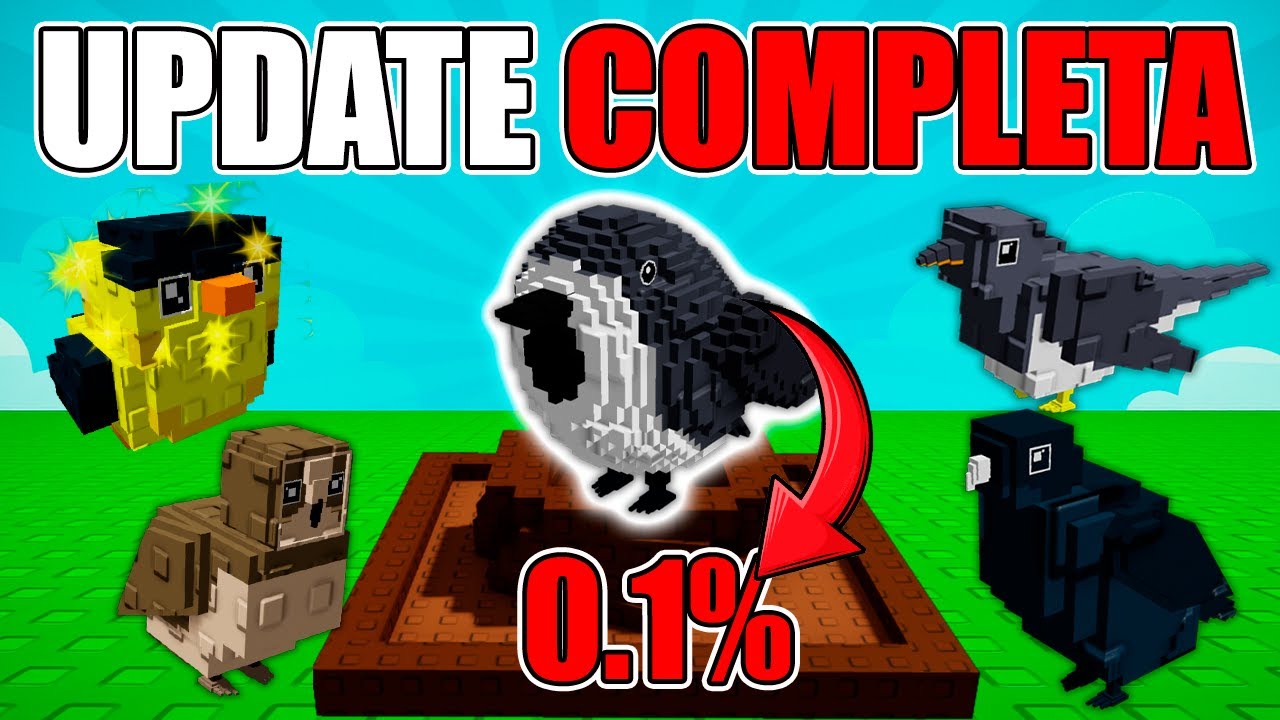 *NOVO* O que cada PET da UPDATE HUNGRY BIRDS FAZ | Grow a Garden