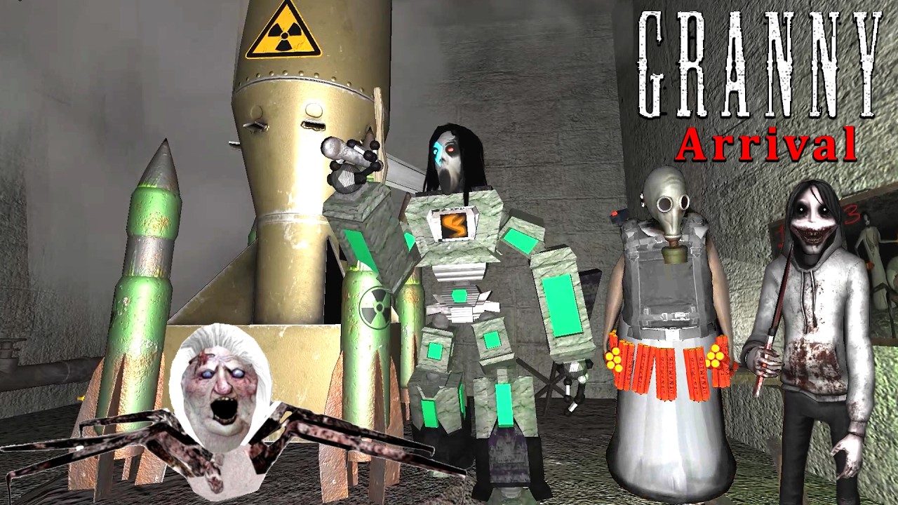 Granny Arrival Version 1.1 New Nuclear Escape Full Gameplay