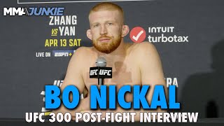 Bo Nickal responds to Khamzat Chimaev's criticism of his UFC 300 win