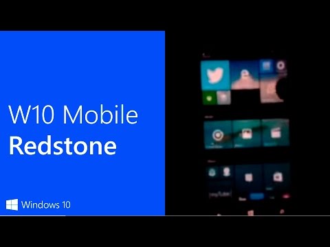 Windows 10 Mobile Redstone Build Leaks (Start menu tile grouping)