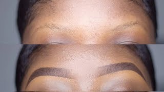 BEGINNER FRIENDLY BROW TUTORIAL FOR VERY THIN BROWS