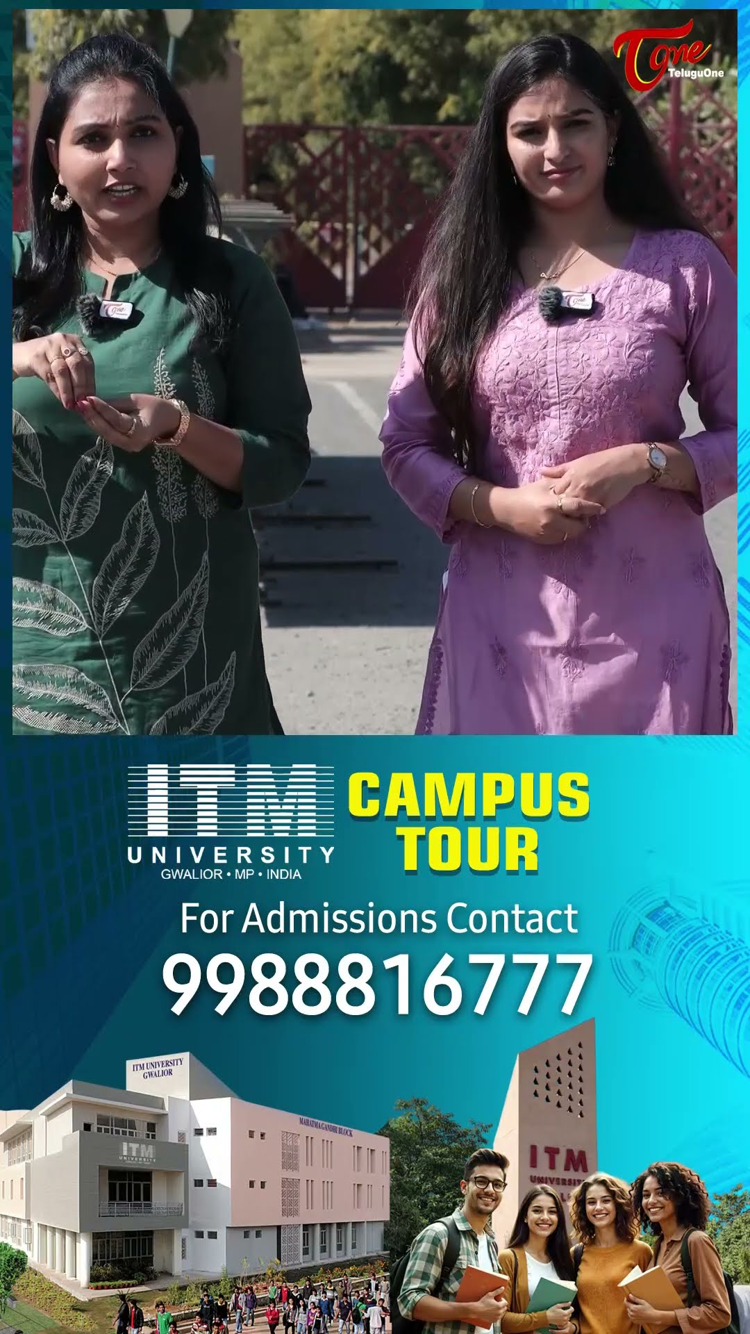 Top Ranked University in Gwalior #TeluguOne #ITMUniversityCampusTour #ITMUniversityGwalior #shorts