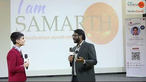 Maths Genius 2025 National Winner Ansh Shukla: National Rank 1 is Just the Beginning! #IamSamarth
